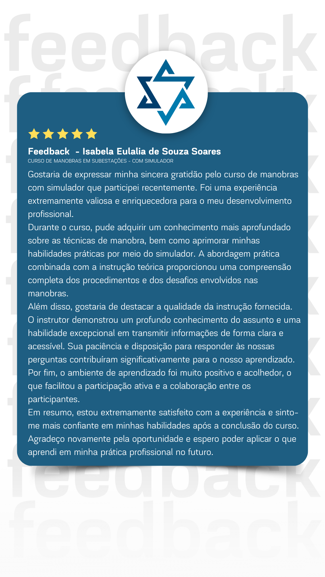 Feedback - Isabela Eulalia de Souza Soares